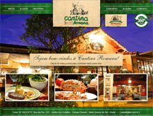 Tablet Screenshot of cantinaromana.com.br